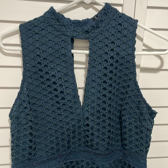 AQUA Navy Dress - Picture 3 of 6